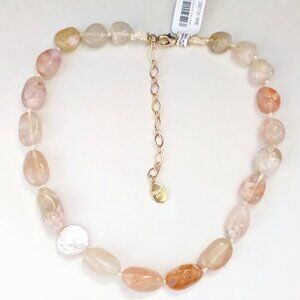 ARIANA OST Agate Quartz Aurora Choker Necklace